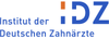 Logo des Instituts der Deutschen Zahnärzte (IDZ) mit blauem Schriftzug und orangefarbenem Akzent.