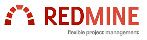 Redmine Logo mit dem Schriftzug "REDMINE" und dem Untertitel "Freie Projektmanagement-Software".