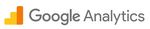 Google Analytics Logo mit einem Balkendiagramm-Symbol und dem Schriftzug "Google Analytics".