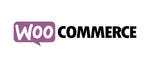 WooCommerce Logo mit einem Sprechblasen-Symbol und dem Schriftzug "WooCommerce".