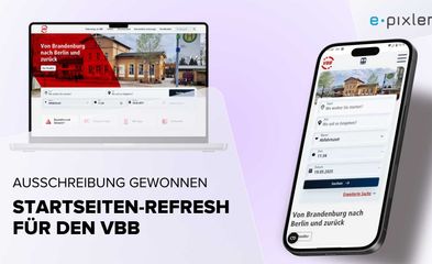 Wir durften den Startseiten-Refresh für den VBB vornehmen!