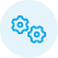 settings icon e-pixler blue
