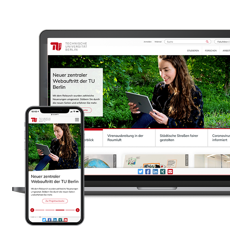 Referenz technische Umsetzung Projekt TU Berlin